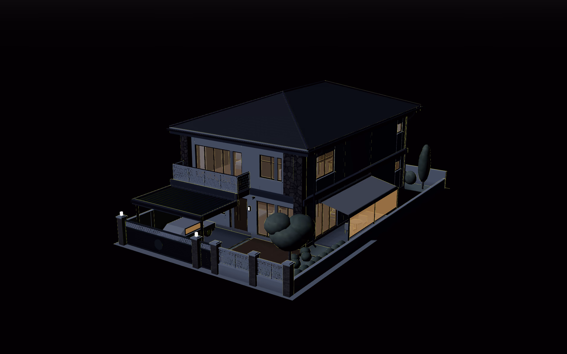 Our 3D house for Aero Construction, built